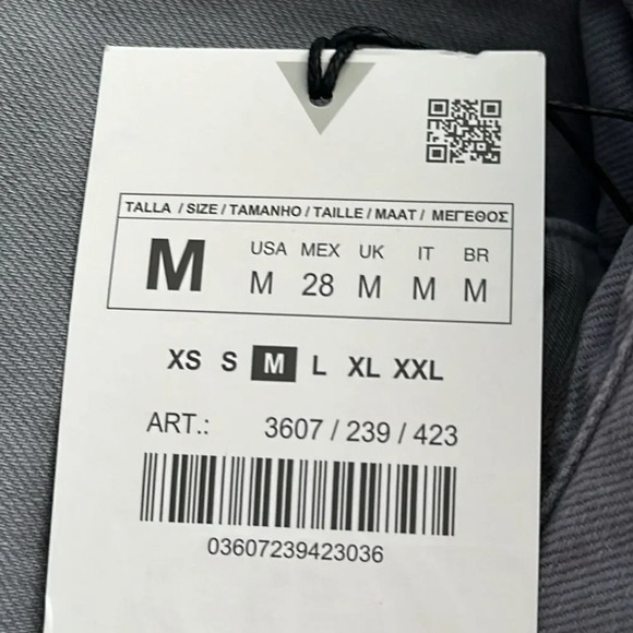 ZARA | Gray | TRF DENIM OVERALLS WITH DISTRESSED EFFECT - Picture 8 of 11